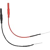 Sumnacon Spoon Back Probe Kit,2 PCS Silicon Flexible Back Probe Pins Compatible with 4mm Banana Plug Test Leads Backprobe Test Lead Kit for Automotive Car Repairing, Multimeter,Electrical Testing