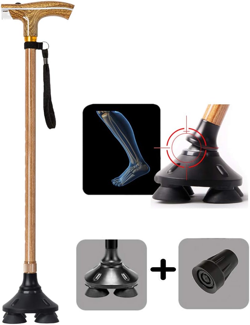 Bastoni da passeggio regolabili Bastone da passeggio telescopico a tre usi multifunzione per Bastoni da passeggio regolabili Bastone da passeggio telescopico a tre usi multifunzione per