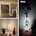 MZD8391 66ft 200 LED Outdoor/Indoor Flexible Dimmable Copper Wire String Lights, Waterproof Starry Fairy Lights with Remote Control for Bedroom, Room, Garden, Wedding, Patio, White