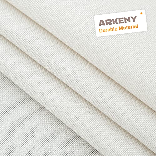 ARKENY Fall Thanksgiving Table Runner 13x72 Inches,Floral Leaves Seasonal Burlap Farmhouse Indoor Outdoor Autumn Table Runner for Home AT491-72