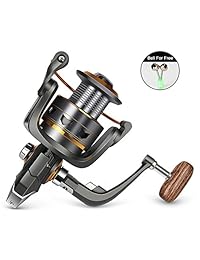 Waterfly carrete de pesca, ligero suave potente carrete de spinning para izquierda y derecha mano sal y pesca de agua dulce