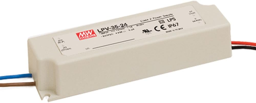 LPV-35-12 AC-DC Power Supply Enclosed LED Single Output 12V