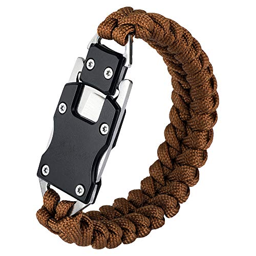 🥇 WEREWOLVES Paracord Knife Bracelet Survival Cord Bracelets The Best Is