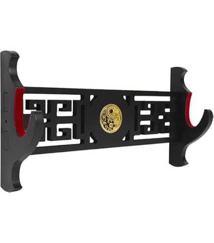 Porta Spade Da Parete Fcloud - Supporto Elegante Per Katana E Wakizashi Con Design Drago - Foto 3