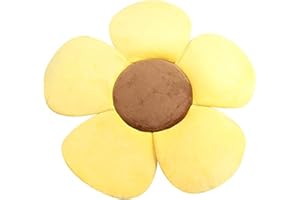 URMAGIC Baby Bathtub Pad,Newborn Foldable Soft Baby Blooming Flower Petal Shape Bathtub Pad,Baby Bath Cushion,Baby Bath Support Lounger,Infant Bathtub Mat (Yellow)