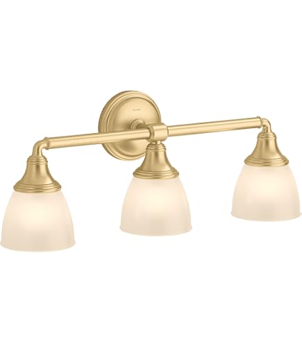 Kohler Bancroft Wandleuchte – Chrom Poliert, Mit Milchglasschirm, Für Feuchträume