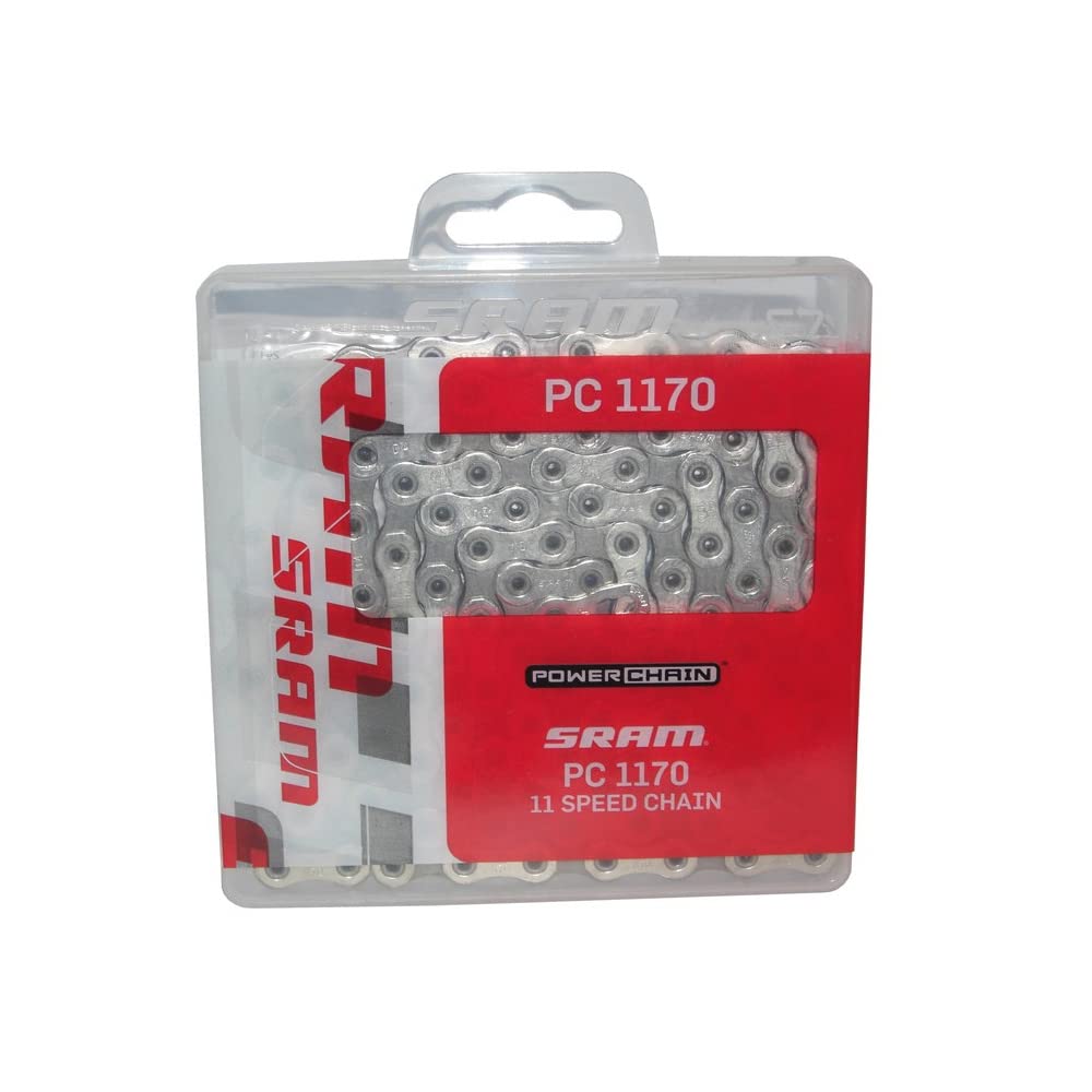 Sram Adult PC1170 114 Links 11 Speed Chain, Silver