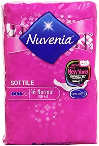 Nuvenia Sanitary Pads Normal with Wings, with SecureFit??6?IECES by Nuvenia