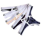 SilkWorld Men's Modal U Convex Pouch Sexy Thong Pack of 5
