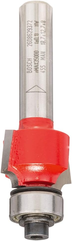 Bosch 2608629372 "Expert" Rounding Router Bit, 0 V, Silver, 8 x 18.7 x 55 mm, 3 mm