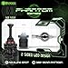 72W 8000LM US BridgeLux COB LED Chip Headlight Conversion Kit - White 6000K Replace Halogen Bulbs - Fog Light Bulbs - 5202