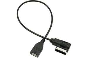 Music Interface AMI USB Adapter Cable, USB Music Interface AMI MMI AUX MP3 Cable Adapter for Q 5 Q 7 R 8 A 3 A 4 A 5 A 6