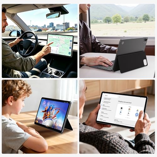 ALLDOCUBE iPlay 70 Max Pro Android 16, 13 Inch AI Tablet with Keyboard, Stylus and Case, 1600 x 2560, 4G LTE, Unisoc T7300, 16GB+128GB, 10000mAh, WiFi 6, GPS, 4 Speakers, Face Detection, PC Mode