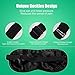 Roybens Breathable Sleep Travel Eye Mask - Soft & Breathable, Ultra Lightweight, Light Blocking Eye Covers for Sleeping, Relaxation, Spa - with Adjustable Strap and Ear Plugs