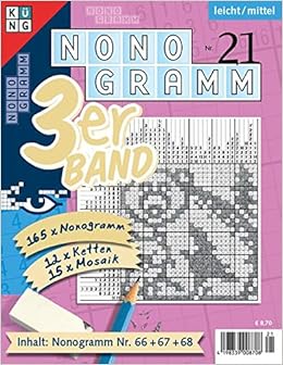 Nonogramm 3er Band Nr 21 Ratsel Furs Auge Nonogramm 3er Band Ratsel Furs Auge Amazon De Conceptis Puzzles Bucher