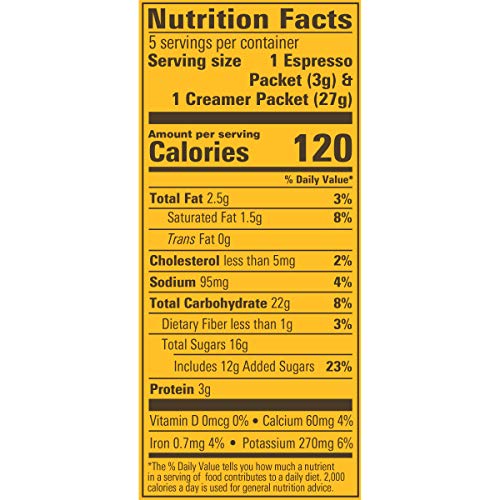 Gevalia Café at Home Instant Mocha Latte Coffee Kit (15 Kits, 3 Packs