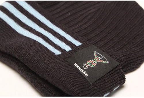 harlequins rugby bobble hat