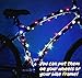 Activ Life LED Bike Wheel Lights with Batteries Included, Get 100% Brighter and Visible from All Angles for Ultimate Safety & Style (1 Tire Pack, Patriotic)