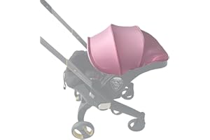 Colukii Stroller Accessories Replacement Canopy Compatible with Doona+ and Doona i Car Seats & Strollers, Larger Sunshade, Durable Fabric (Pink)