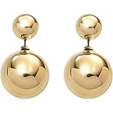 Mothers Day Gifts Double Sided Pearl Earrings - Pearl Front Back Earrings - Many Styles - Stunning Gift