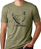 Chicken Funny T-shirt T-shirt Olive L
