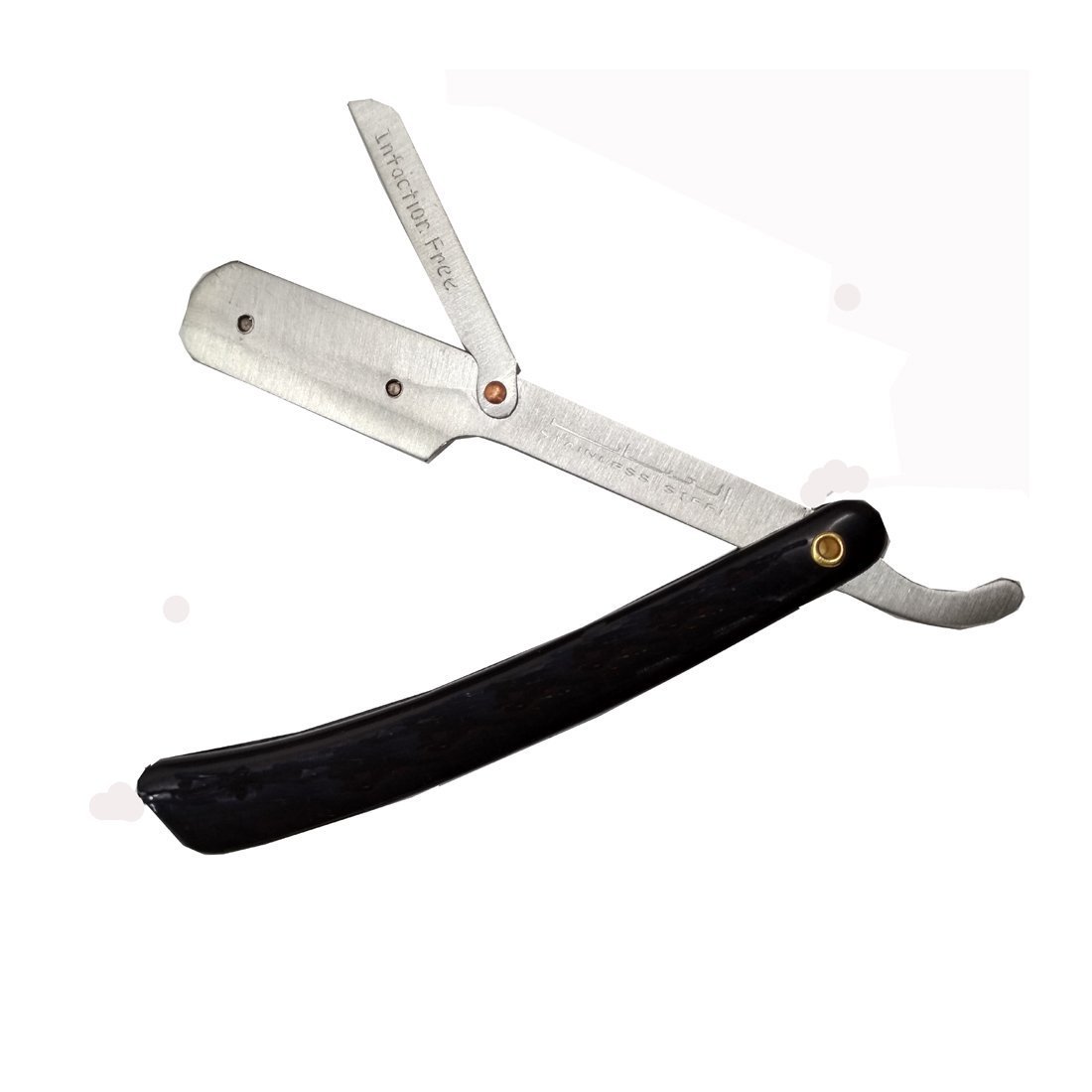 Jampak Plastics Stainless Steel Straight Barber Hair Salon