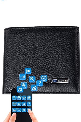 Smart Wallet Men Genuine Leather Anti Lost Intelligent Bluetooth Purse Male Card Holders Suit for