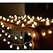 (Remote and Timer)Abkshine 100 LED Warm White Globe String Lights Outdoor, Waterproof Battery Powered LED Starry Light Fairy Light for Patio Umbrella Garden Party Xmas Tree Wedding Decoration