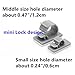 Mixed Style Adhesive Cable Holder Cord Clips Wire Clamps Tie for Desk Home Office Car Multipurpose Clip White Black Set