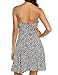 ACEVOG Sun Dresses for Women Casual Fit and Flare Dress Summer Dress Black Large