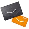 Carte cadeau Amazon.fr dans une petite enveloppe noire