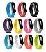 DingTool Compatible Xiaomi Mi Band 3 Bands, Replacement Wristband Strap Accessories for Xiaomi Mi Band 3 Smart Watch Bracelet (color1)