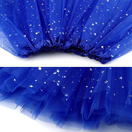 image for Tulle Tutu Skirt for Women, Forthery Vintage 1950s Sequins Ballet Bubb