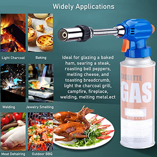 Upgraded Butane Grill & Cooking Blow Torch, Kitchen Torches Head