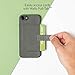 Distil Union Wally Wallet Case for iPhone 7 / iPhone 8 - Genuine Leather Protective Case (Slate)