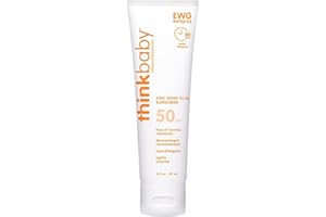 Thinkbaby Safe Sunscreen SPF 50, 3oz (Pack of 3)
