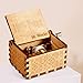 mrwinder Music Box for Hedwig Theme, Merchandise Vintage Classic Wood Hand Crank Carved Best Gift for Kids, Boys, Girls, Friends