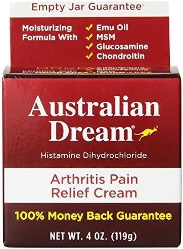 Australian Dream Arthritis Pain Relief Cream 4 OZ - Buy Packs and SAVE (Pack of 3)