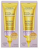 L'Oreal Paris Hair Expertise EverPure Blonde Shade Reviving Treatment, 4.2 fl oz - 2pc