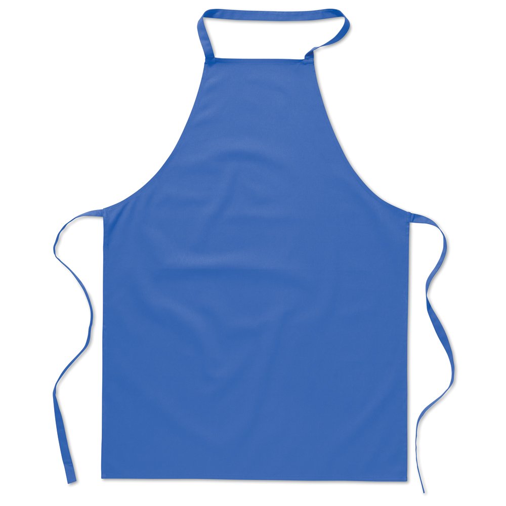 eBuyGB Pack of 1 Catering Cooking Plain Chef's Unisex Kitchen Apron, Cotton, Light Blue