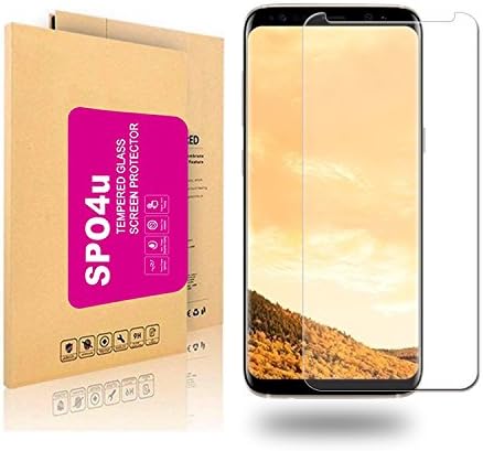 Galaxy S8 Plus Screen Protector,SPO4u 9H HD [Case Friendly] 3D Curved Tempered Glass Screen Protector for Samsung Galaxy S8 Plus Anti-Scratch, Anti-Fingerprint, Anti-Bubble