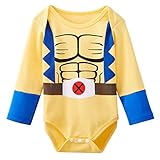 A&J Design Baby Boy' Wolverine Long Sleeve Bodysuit 12-18 Months