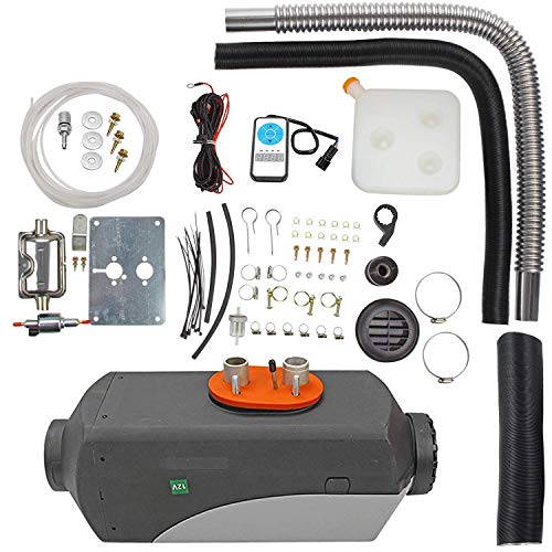 SUPERFASTRACING 5KW 12V Silencer Digital Display Air Diesel Heater for Motor-Home Truck Bus Car