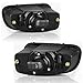 Fog Lights Fit for Jeep Grand Cherokee 1999 2000 2001 2002 2003 (OE Smoke Clear Lens w/ H12 12V 53W Bulbs)