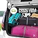 Bago Large Foldable Duffel Bags for Traveling Women & Men - 80L Packable Duffle Bag for Travel with Shoe Compartment - Water Repellant, Heavy Duty, Lightweight Folding & Collapsible (Pink)