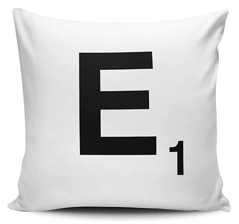 Amazon Com Cukudy Alphabet Letter Scrabble Cushion Pillow