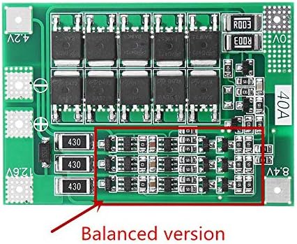 YSQDZ 3S 40A Li-ion Lithium Battery Charger Protection Board PCB BMS for Drill Motor