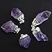 KISSPAT Healing Crystal Necklace | Natural Purple Amethyst Quartz Stone Necklace for Women | 30'' Long Pendant Necklace