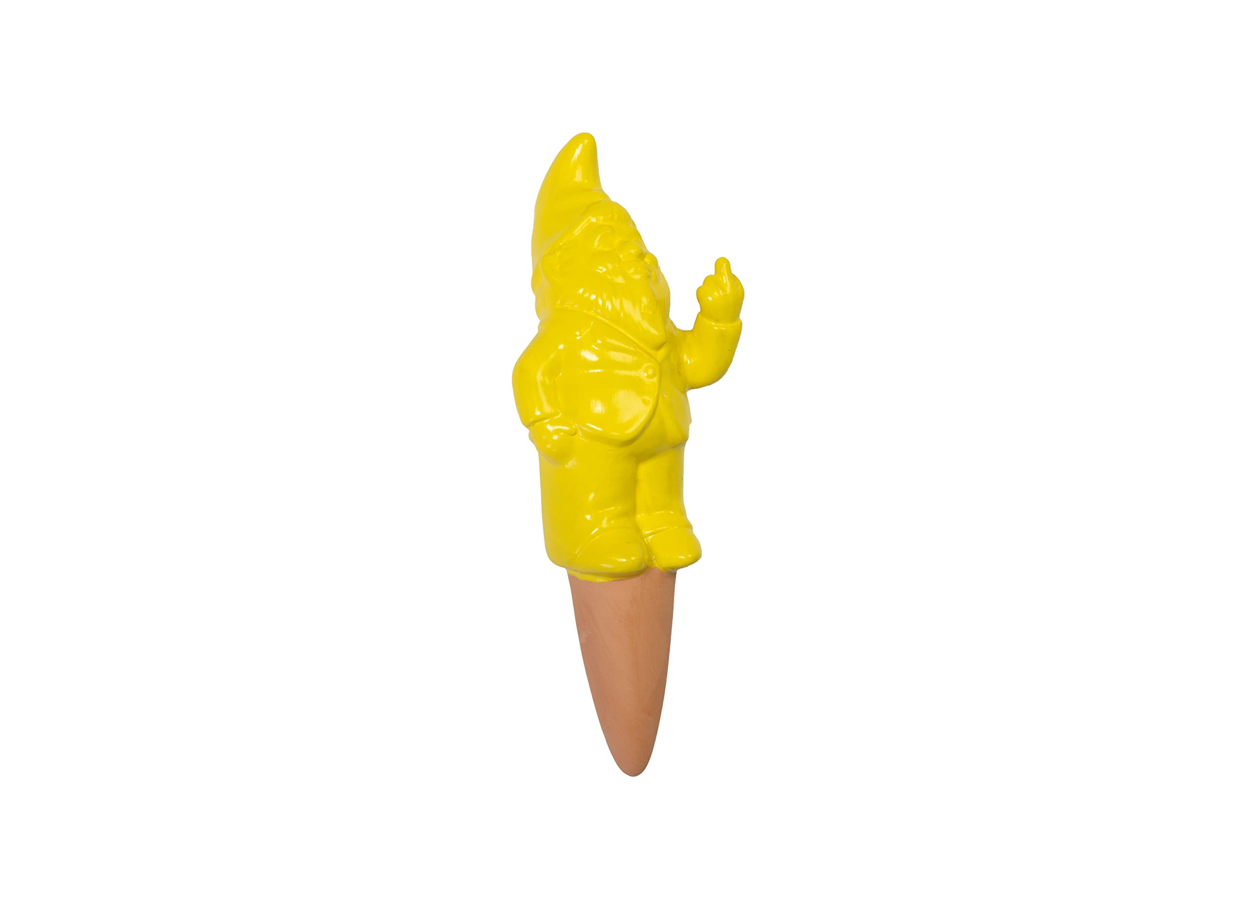 Fisura – Original Plant watering devices, Yellow Automatic Irrigation Device for Vacations, Drip feeders for indoor plants, Terracotta Self Watering plant spikes with a 100 Milliliter Capacity