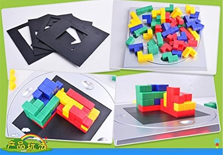 Amazon ブロックス 3d 3dbricks 海外版 並行輸入品 創造力 ブロック パズル 知育 立体 おもちゃ 立体パズル おもちゃ